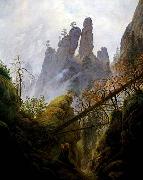 Caspar David Friedrich Rocky Ravine oil painting picture wholesale
